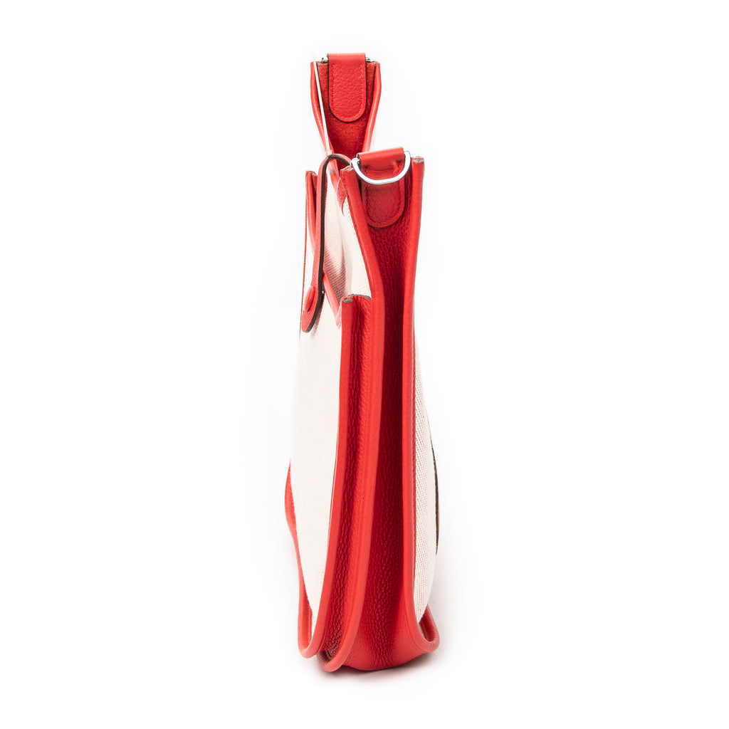 Shoulder Bag Evelyne III PM Red Toile H Canvas
