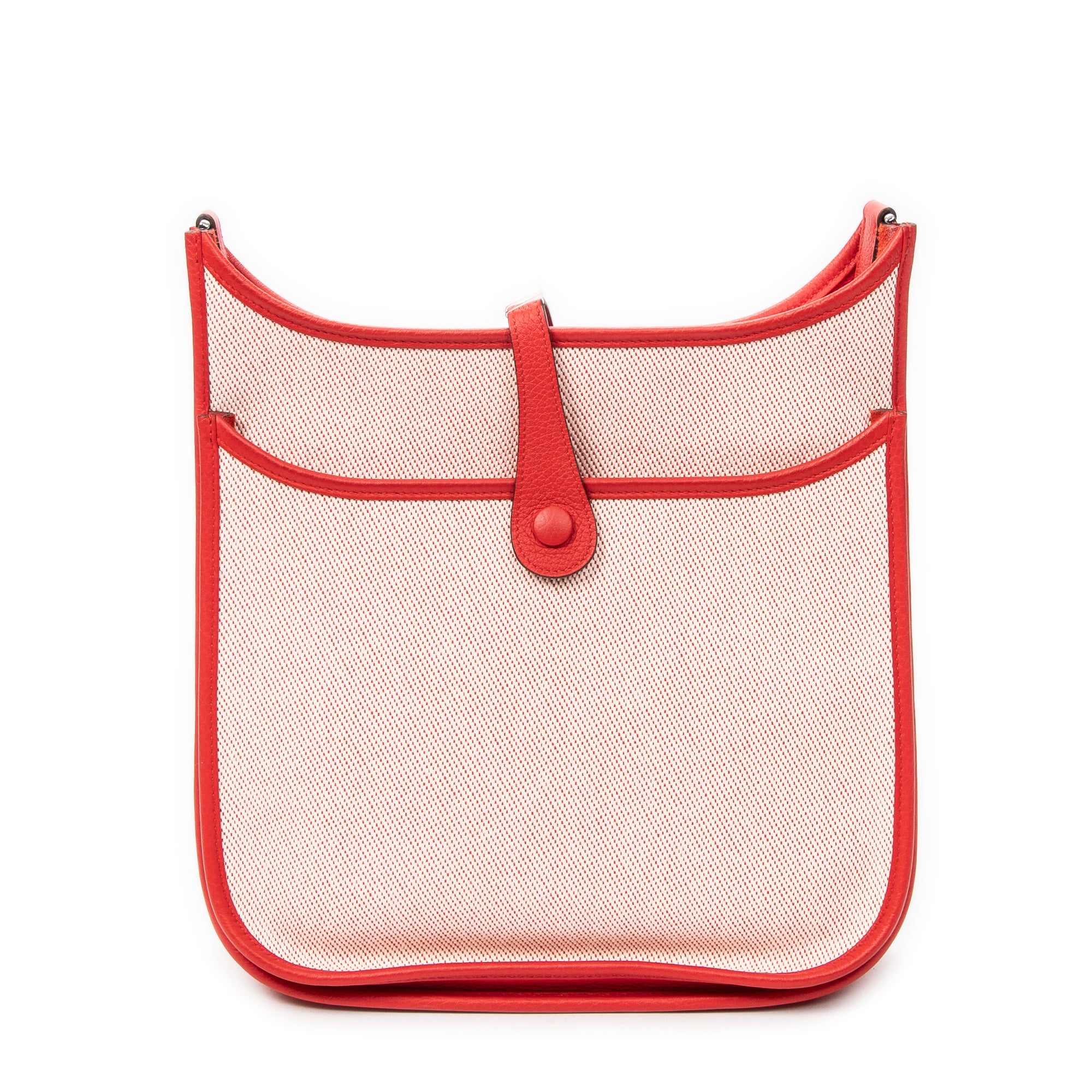 Shoulder Bag Evelyne III PM Red Toile H Canvas