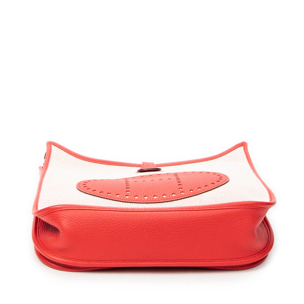 Shoulder Bag Evelyne III PM Red Toile H Canvas