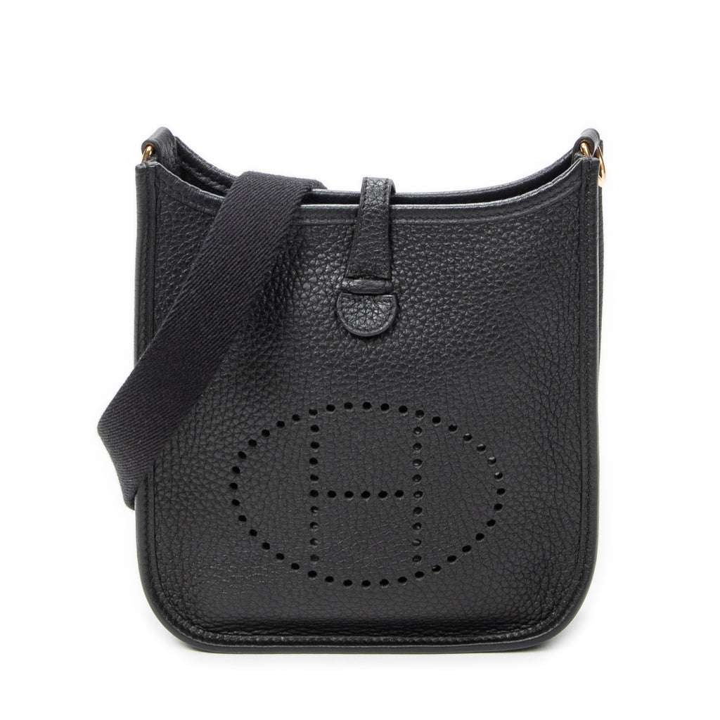 Shoulder Bag Evelyne TPM Black Clemence Leather