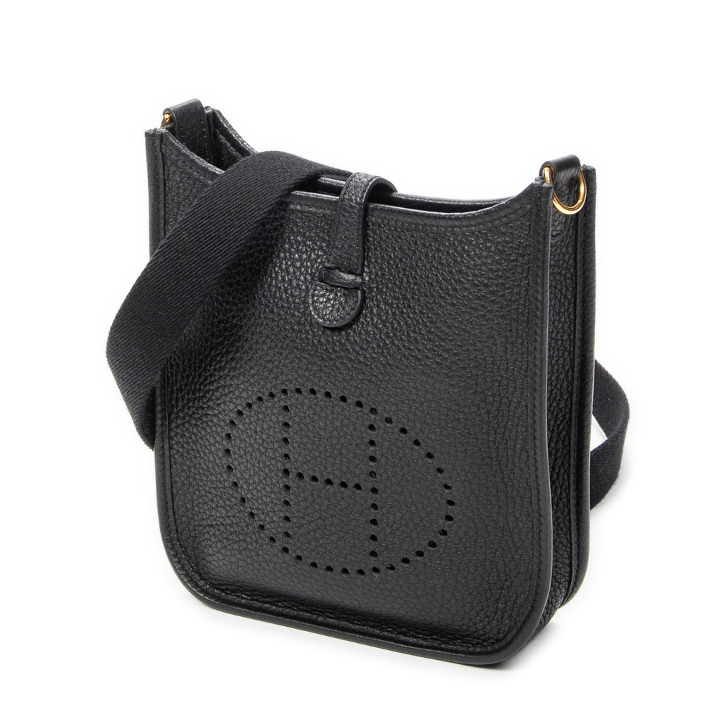 Shoulder Bag Evelyne TPM Black Clemence Leather