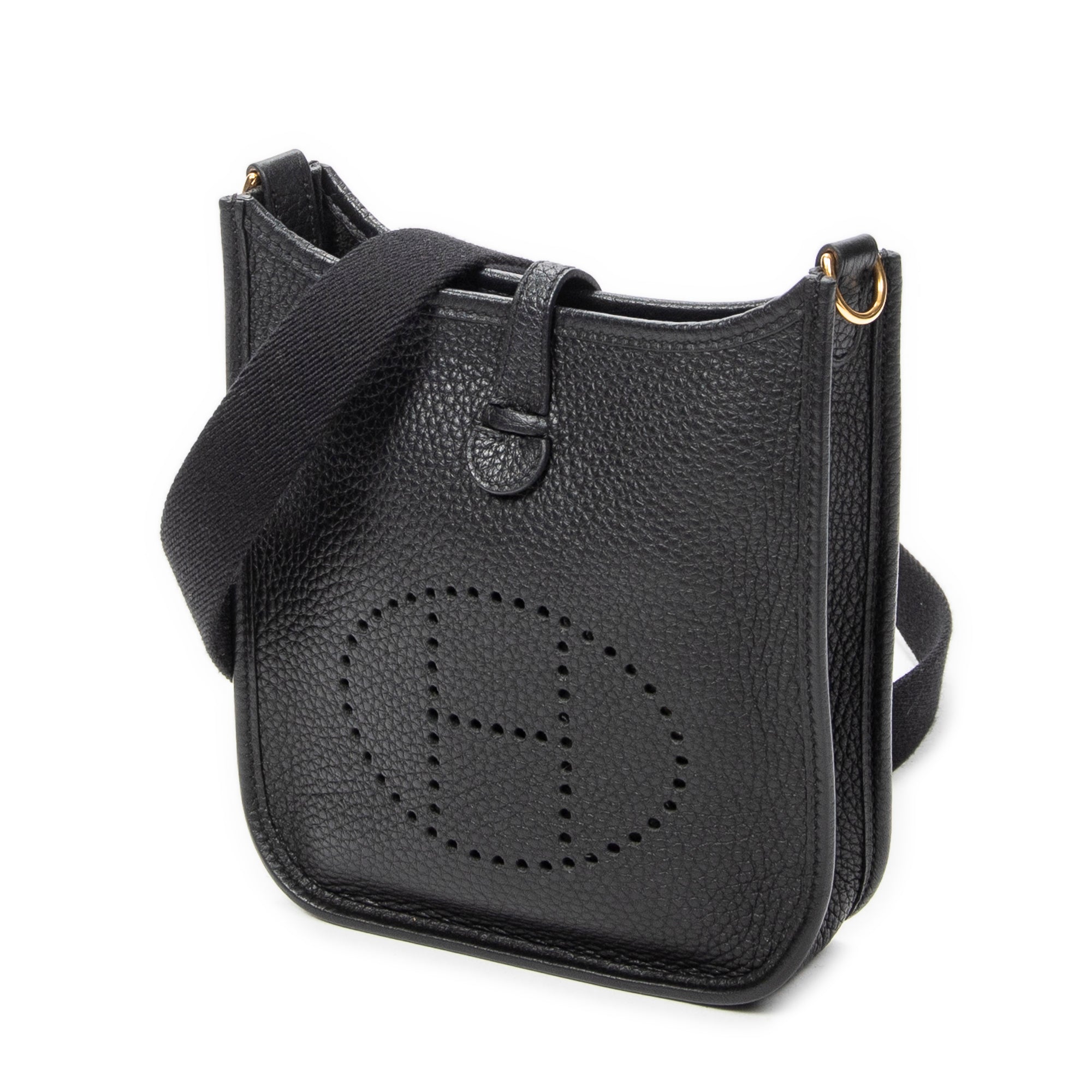Shoulder Bag Evelyne TPM Black Clemence Leather