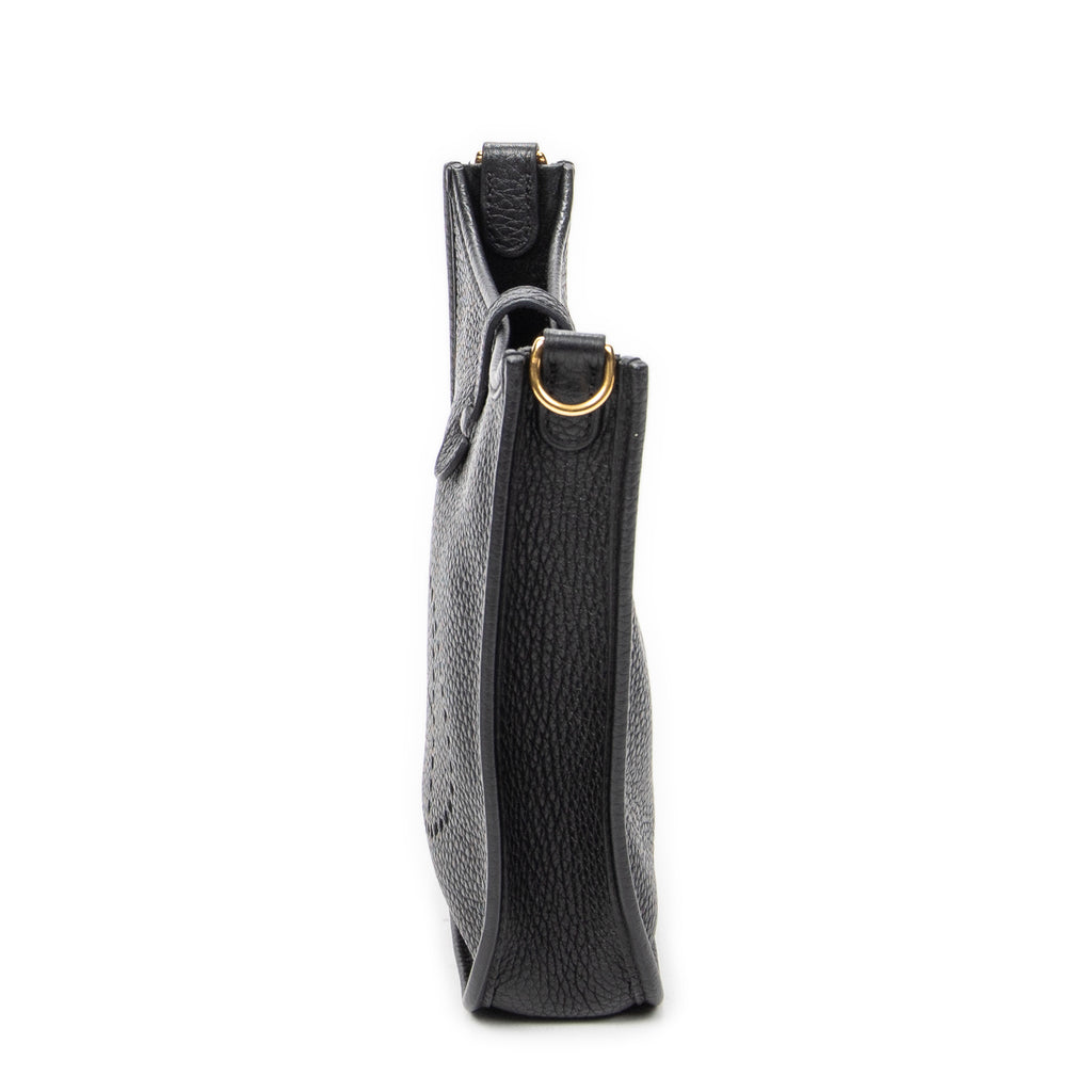 Shoulder Bag Evelyne TPM Black Clemence Leather