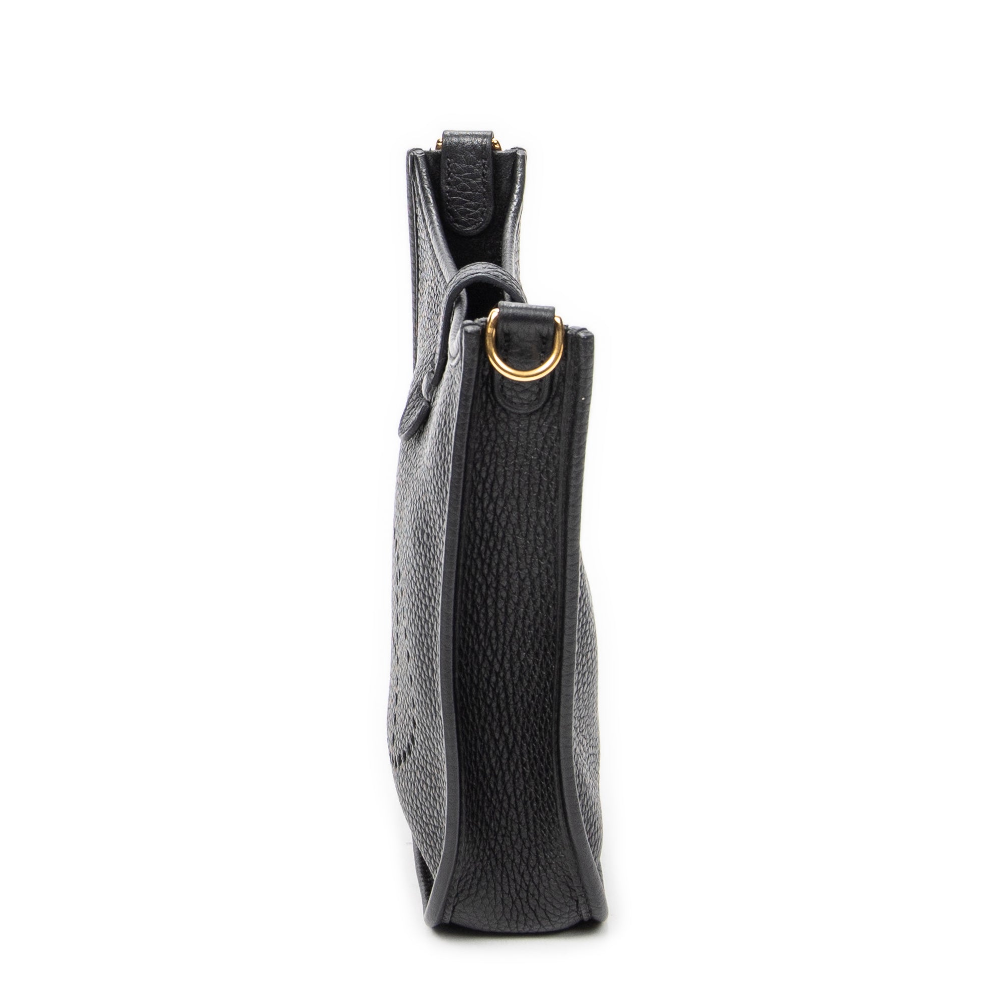 Shoulder Bag Evelyne TPM Black Clemence Leather