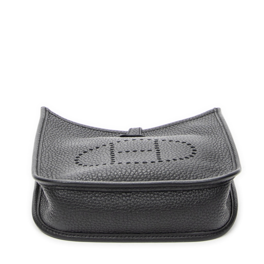 Shoulder Bag Evelyne TPM Black Clemence Leather