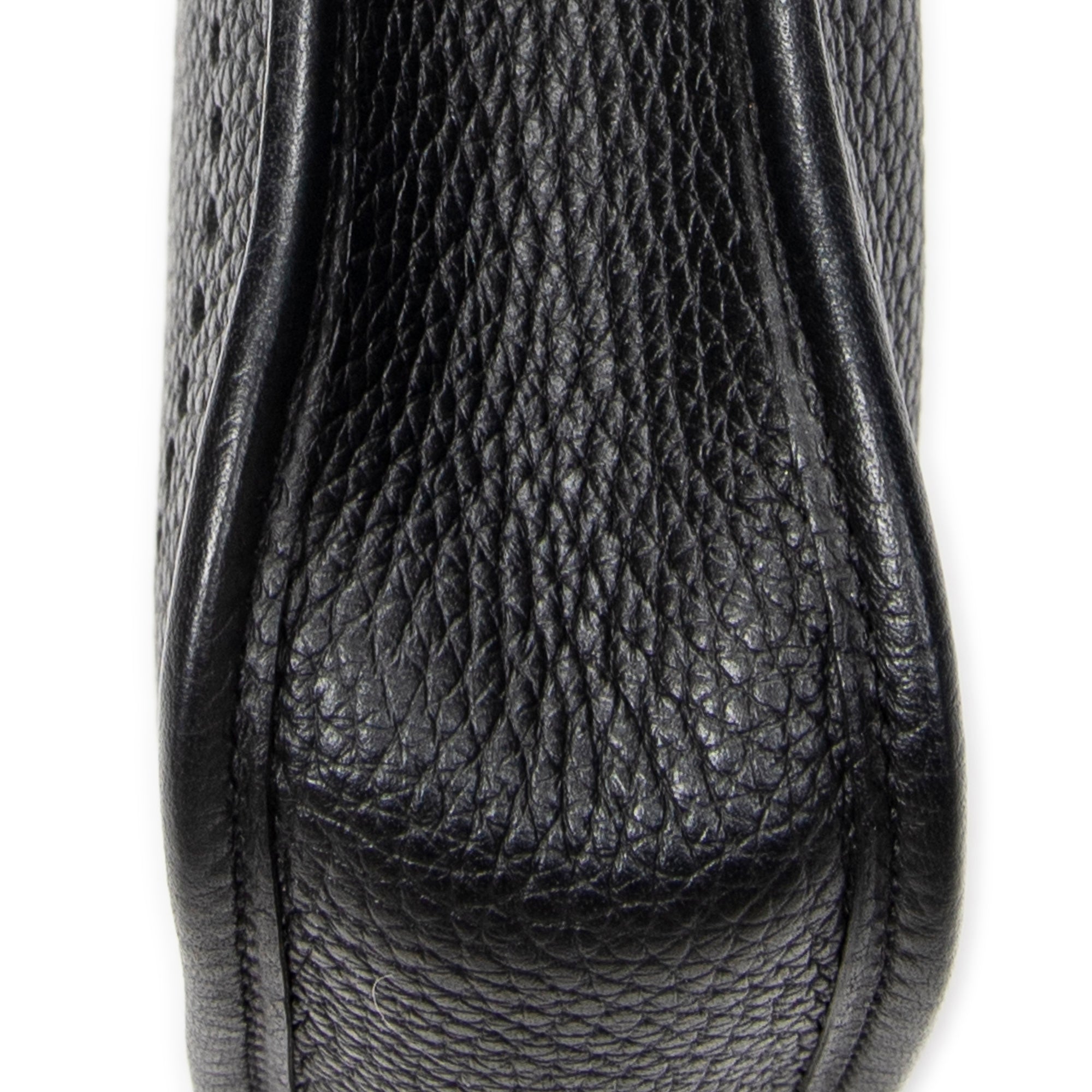 Shoulder Bag Evelyne TPM Black Clemence Leather