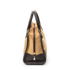 Shoulder Bag Vintage Amazona 28 Brown Suede Leather