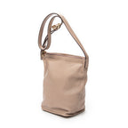 Shoulder Bag Anagram Bucket Crossbody Light Pink Calfskin Leather