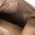 Shoulder Bag Anagram Bucket Crossbody Light Pink Calfskin Leather