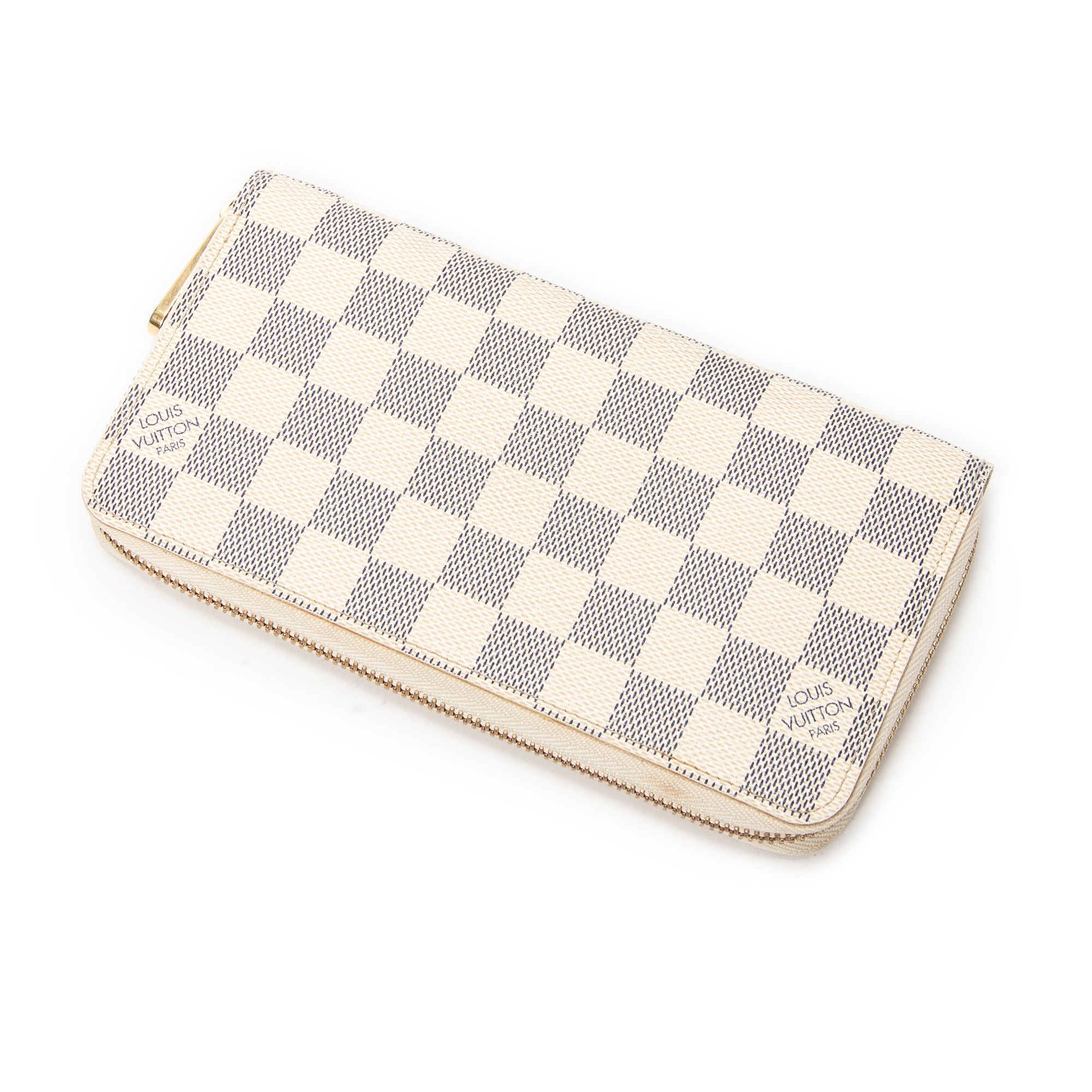 Wallet Zippy Wallet Ivory Damier Azur