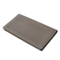 Wallet Bifold Long Card Holder 6 Slots Brown Taiga Leather