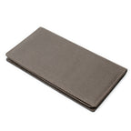 Wallet Bifold Long Card Holder 6 Slots Brown Taiga Leather