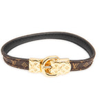 Bracelet Fasten Your LV Bracelet 19 Brown Monogram Canvas