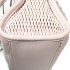 Shoulder Bag Classic Mini City Light Pink Perforated Leather
