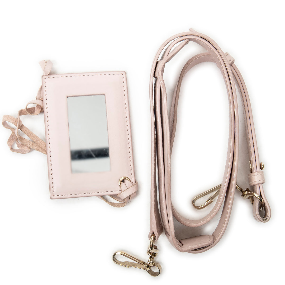 Shoulder Bag Classic Mini City Light Pink Perforated Leather