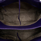Handbag Milano Tote Purple Intrecciato Leather