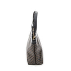 Handbag Zip Tote Black Macadam Canvas