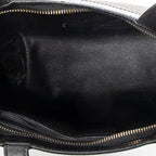 Handbag Zip Tote Black Macadam Canvas