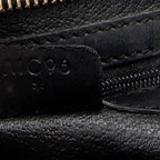 Handbag Zip Tote Black Macadam Canvas