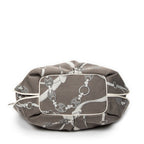 Shoulder Bag Large Bittersweet Grey Macadam Print Canvas