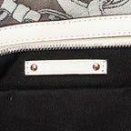 Shoulder Bag Large Bittersweet Grey Macadam Print Canvas