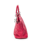 Shoulder Bag Medium Granville Tote Raspberry Pink Maxi Cannage Lambskin Leather
