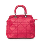 Shoulder Bag Medium Granville Tote Raspberry Pink Maxi Cannage Lambskin Leather