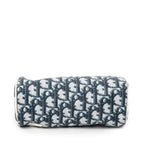 Pouch Trotter No. 2 Pencil Case Navy Diorissimo Coated Canvas