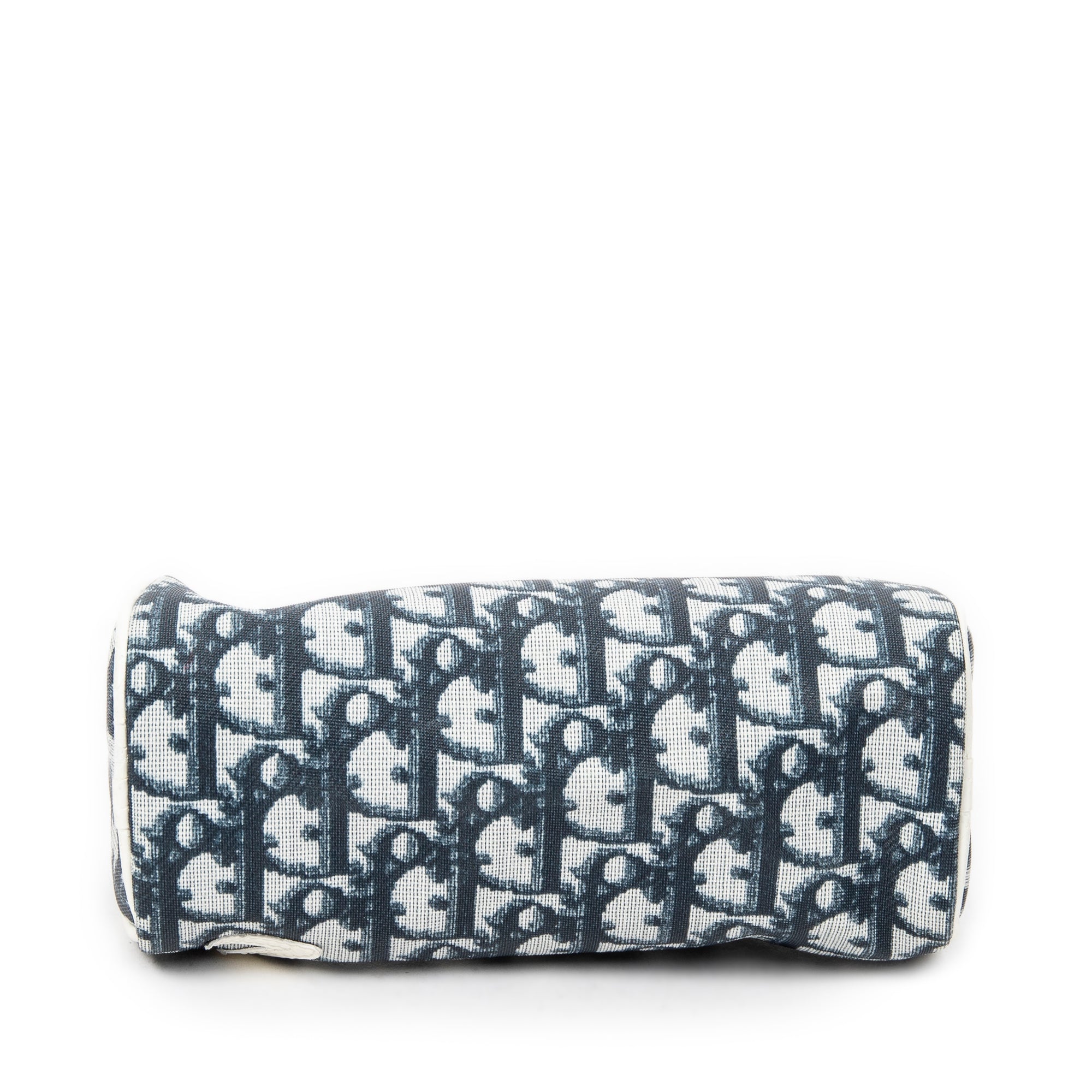 Pouch Trotter No. 2 Pencil Case Navy Diorissimo Coated Canvas