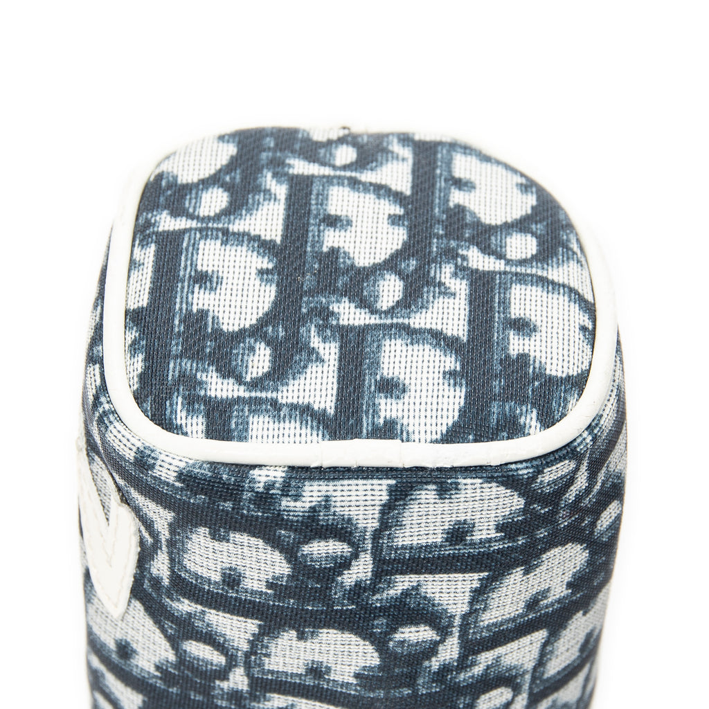 Pouch Trotter No. 2 Pencil Case Navy Diorissimo Coated Canvas