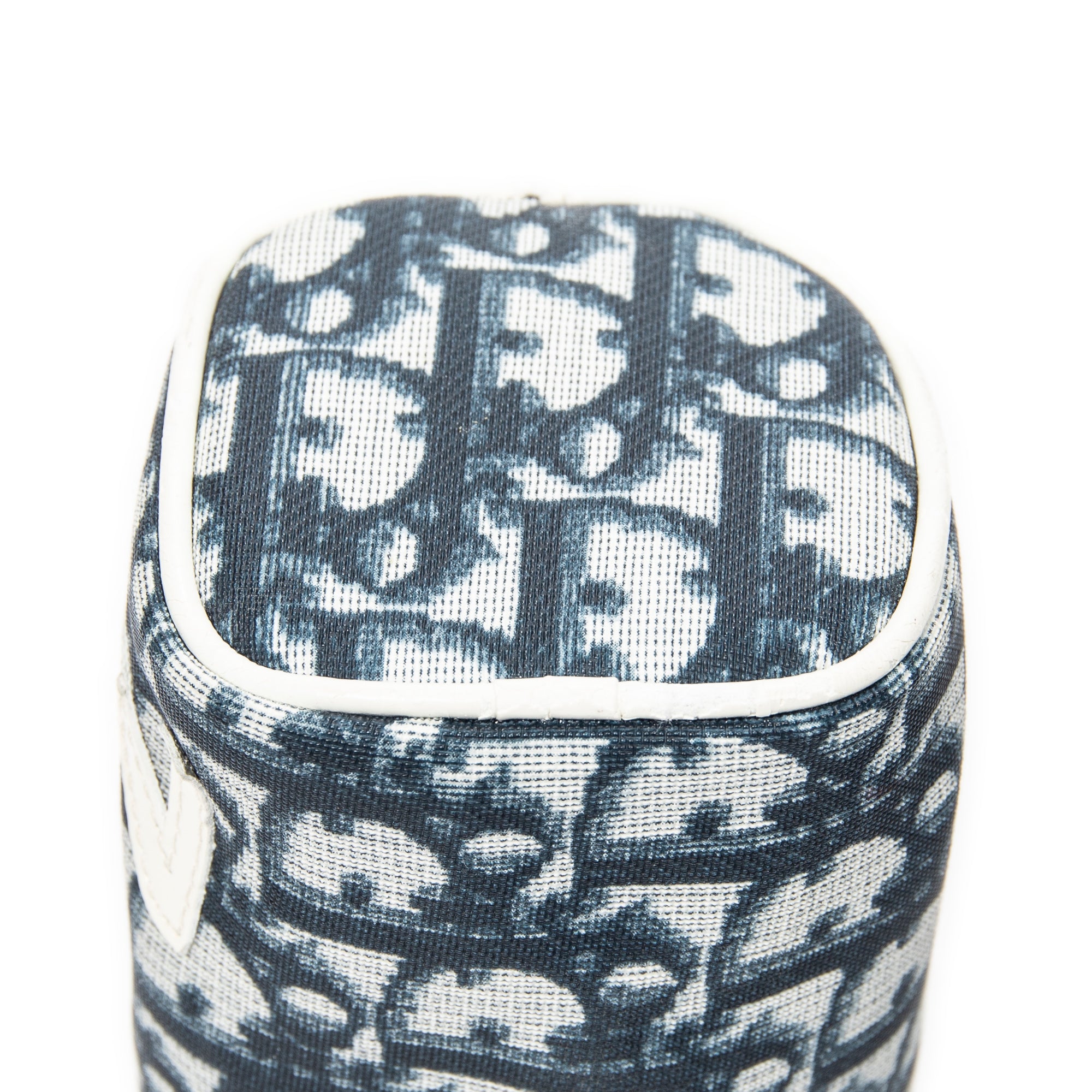 Pouch Trotter No. 2 Pencil Case Navy Diorissimo Coated Canvas