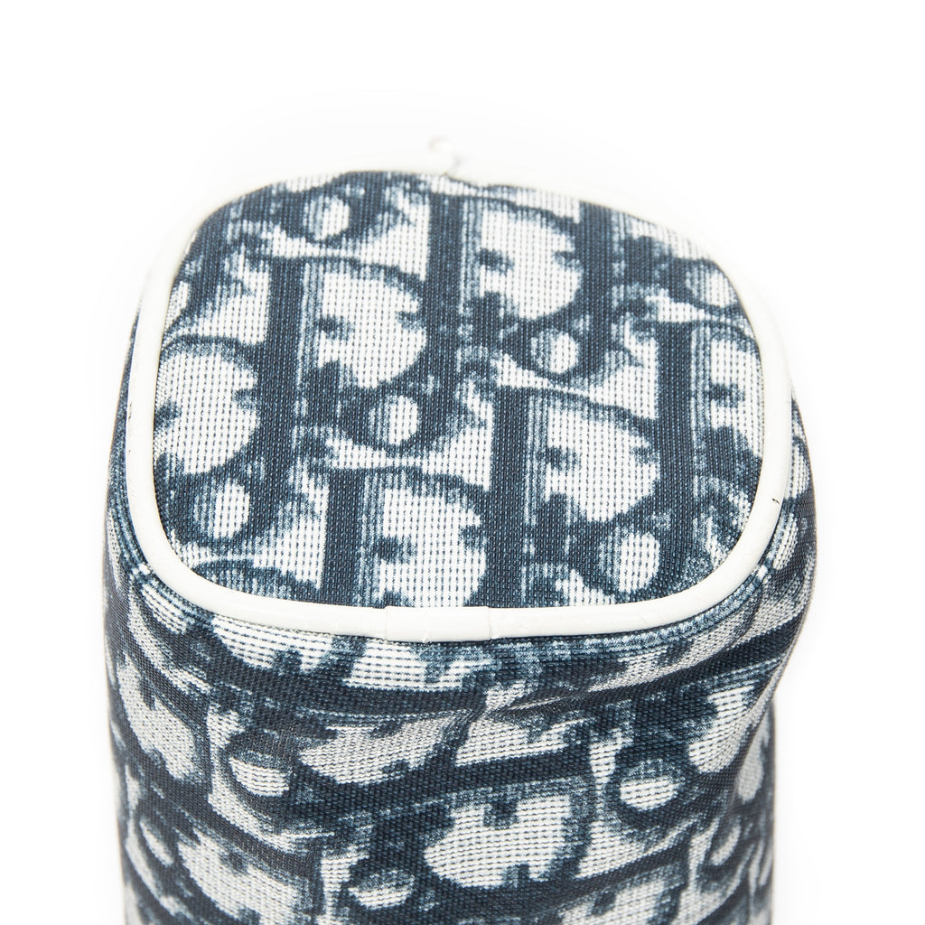 Pouch Trotter No. 2 Pencil Case Navy Diorissimo Coated Canvas