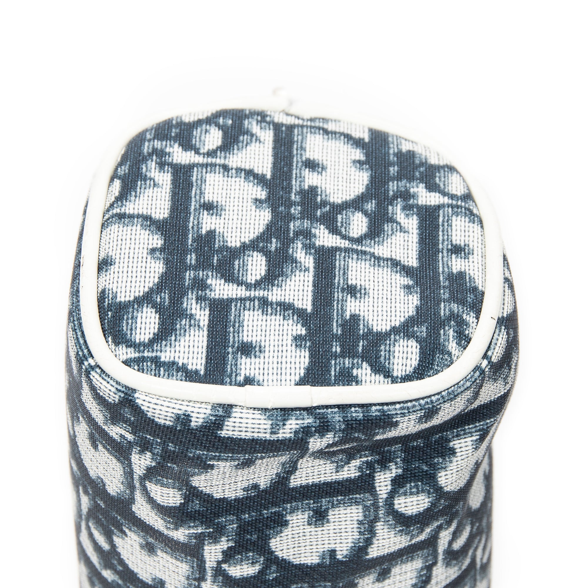 Pouch Trotter No. 2 Pencil Case Navy Diorissimo Coated Canvas