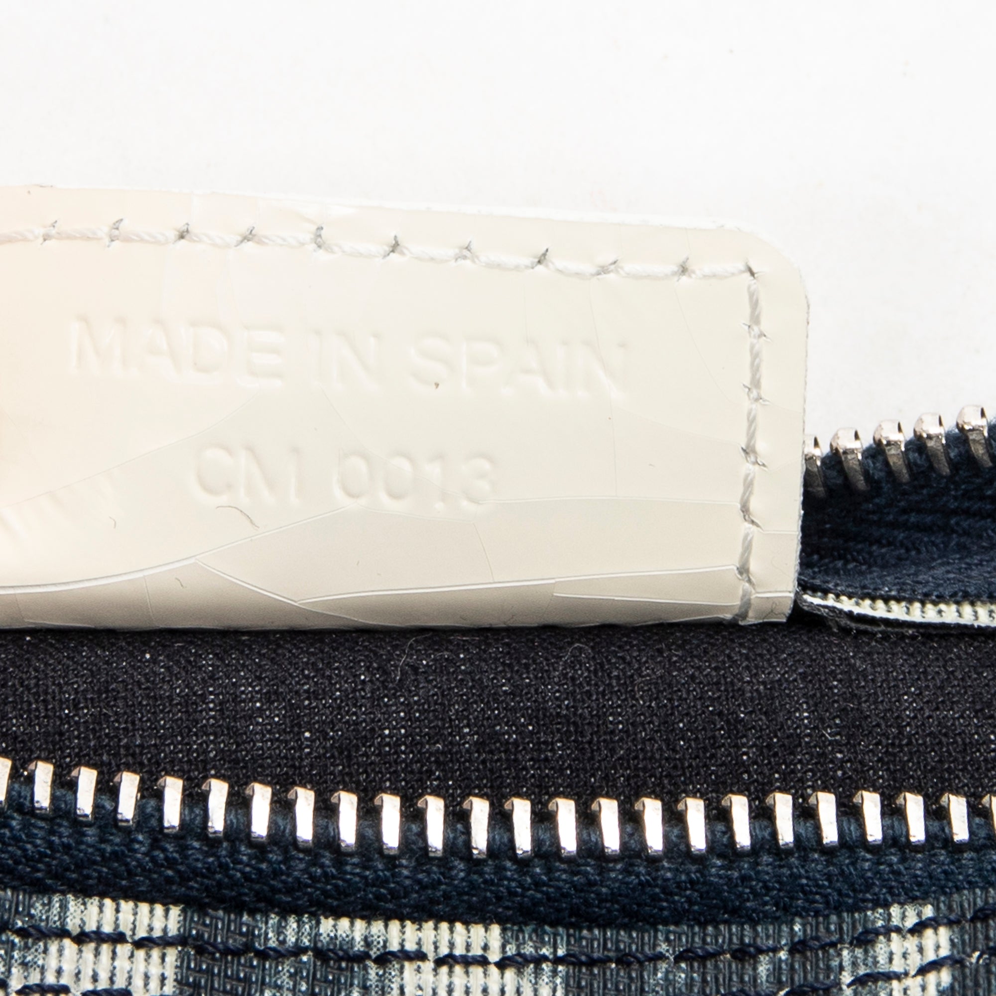 Pouch Trotter No. 2 Pencil Case Navy Diorissimo Coated Canvas