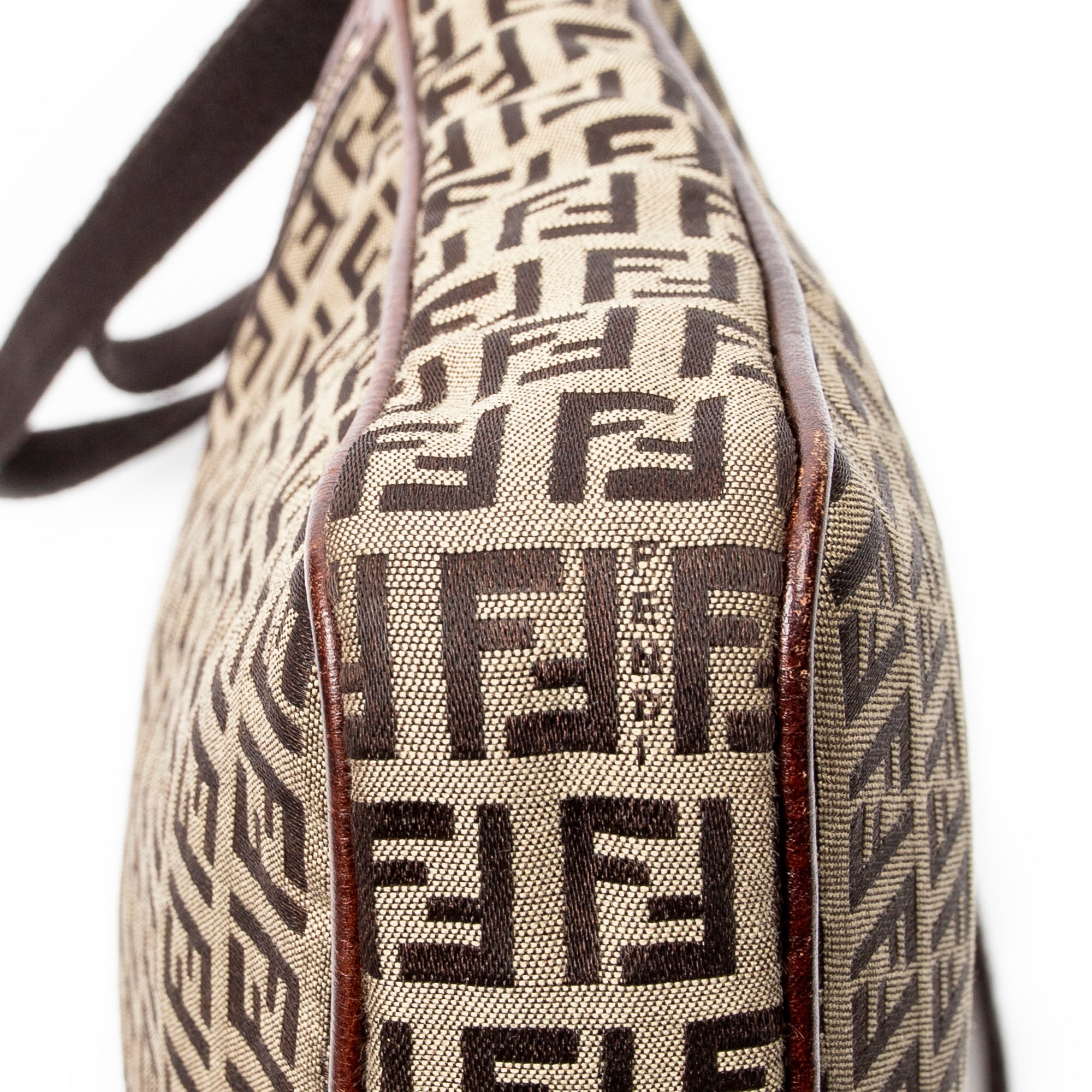 Shoulder Bag Messenger Crossbody Brown Zucchino Canvas