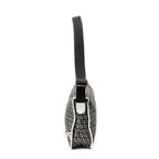 Shoulder Bag Triple-Strand Messenger Black Zucchino Canvas