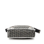 Shoulder Bag Triple-Strand Messenger Black Zucchino Canvas