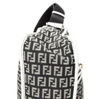 Shoulder Bag Triple-Strand Messenger Black Zucchino Canvas