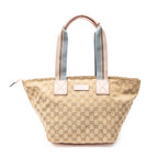 Shoulder Bag Medium Web Trapeze Tote Light Pink Monogrammed Canvas