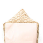 Shoulder Bag Medium Web Trapeze Tote Light Pink Monogrammed Canvas