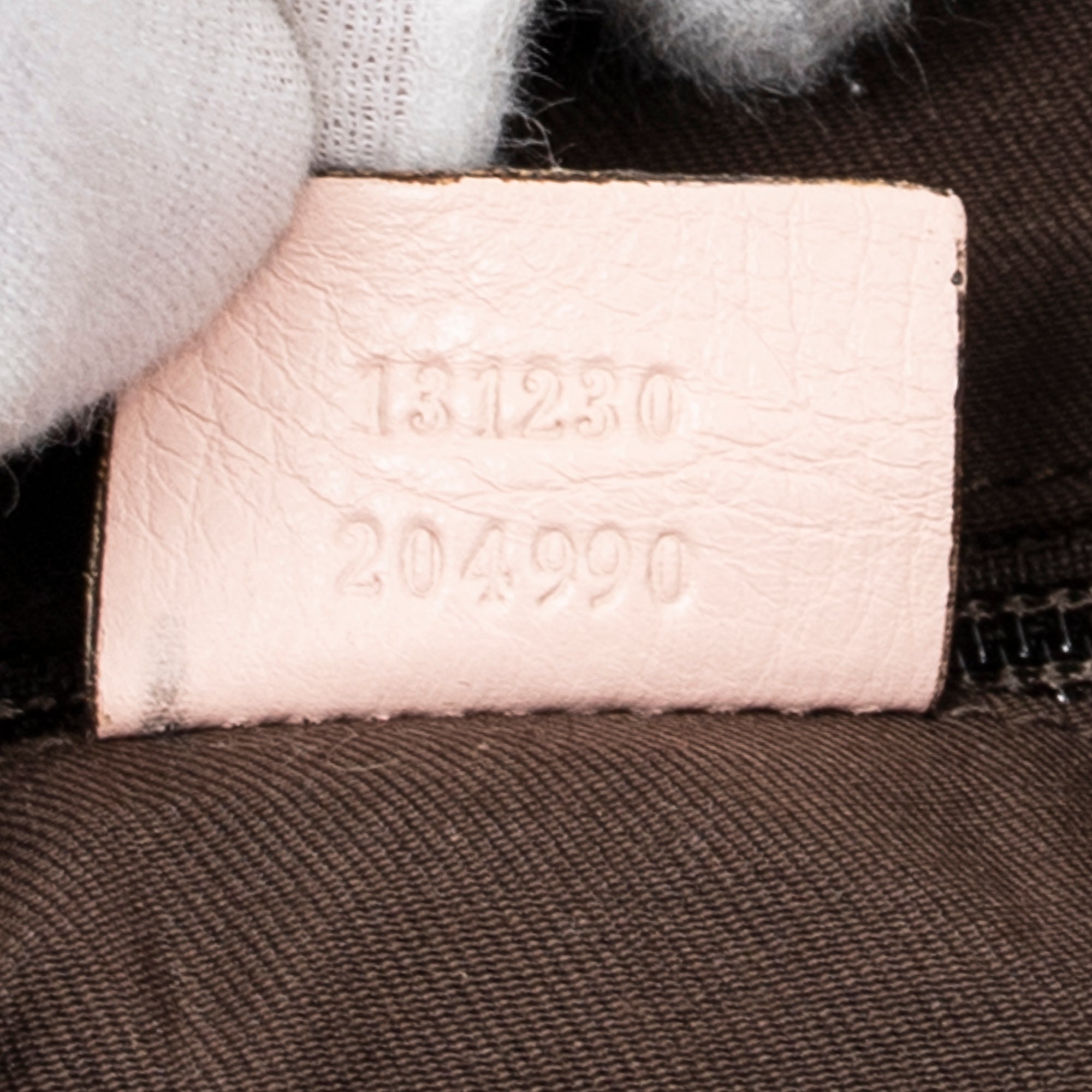 Shoulder Bag Medium Web Trapeze Tote Light Pink Monogrammed Canvas