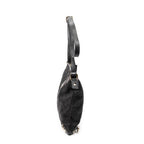 Shoulder Bag Abbey Crossbody Black Monogrammed Canvas