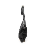 Shoulder Bag Abbey Crossbody Black Monogrammed Canvas