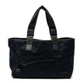 Handbag Medium Pop Tote Black Monogrammed Canvas