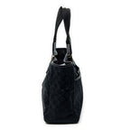 Handbag Medium Pop Tote Black Monogrammed Canvas