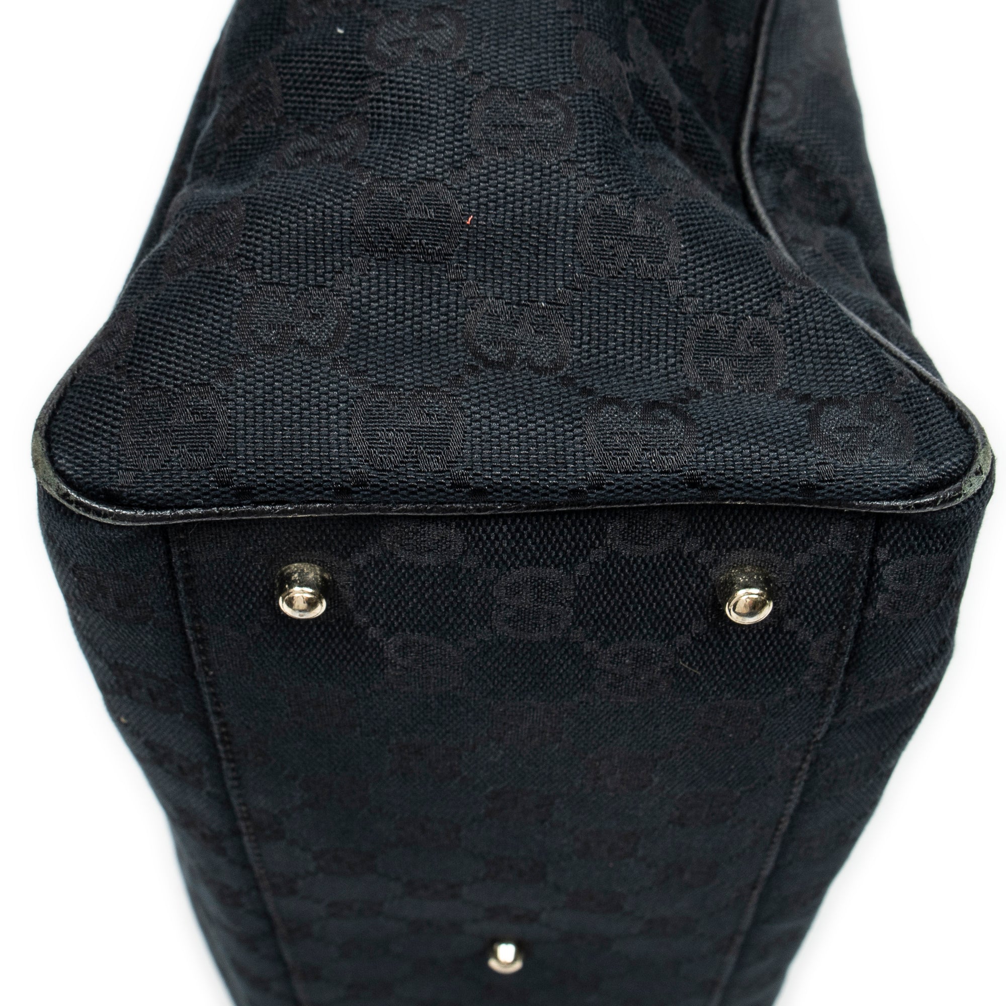 Handbag Medium Pop Tote Black Monogrammed Canvas