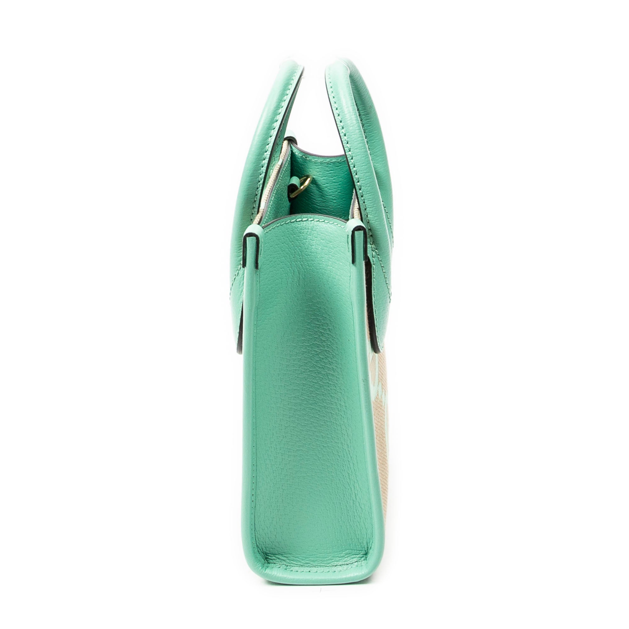 Gucci - Mini Sac bandoulière - Vert/Beige