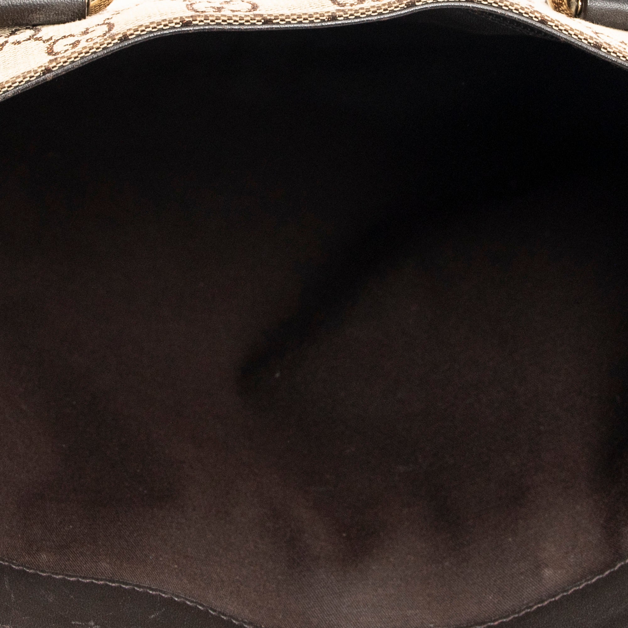 Handbag Flat Vertical Tote Brown Monogrammed Canvas