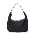 Shoulder Bag Small Charmy Hobo Black Monogrammed Canvas