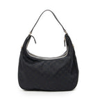 Shoulder Bag Small Charmy Hobo Black Monogrammed Canvas
